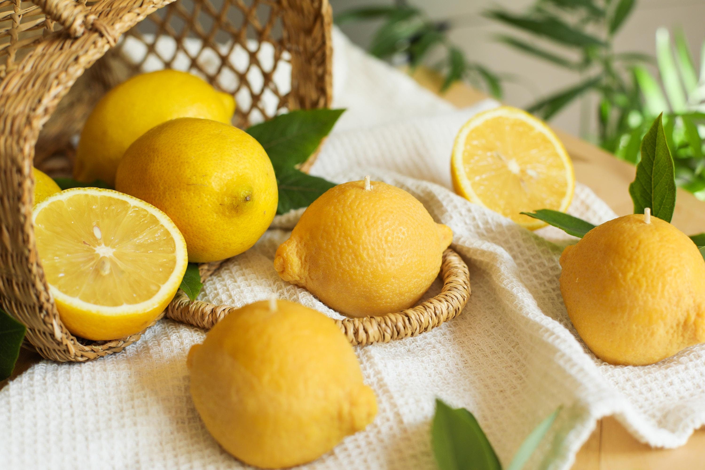 Lemon Shaped Decor Candle
