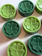 Four Leaf Clover Soy Wax Melts, St. Patrick's Day Party Favor, Spring Scents