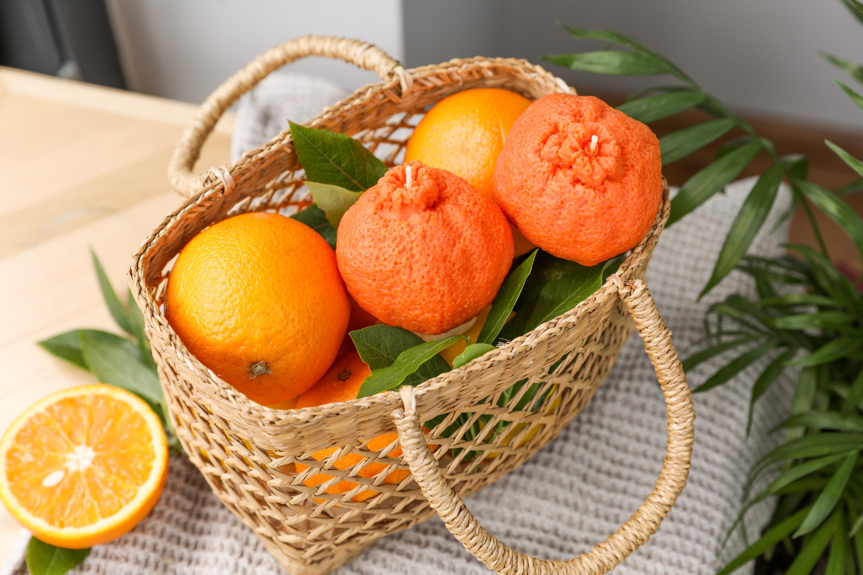 Orange candle garden party candle original gift food candle soy wax candle fruit candle orange scent decorative kitchen candle home decor