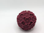 Flower Sphere Shaped Candle: Cozy Minimalist Decor, Handmade Aesthetic Floral Ball, Unique Gift for Mom, Round Rose Accent