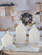 Cozy home candle for housewarming gift Holiday candle gift for hostess table centerpiece candle cozy cabin decorative Christmas cozy candle