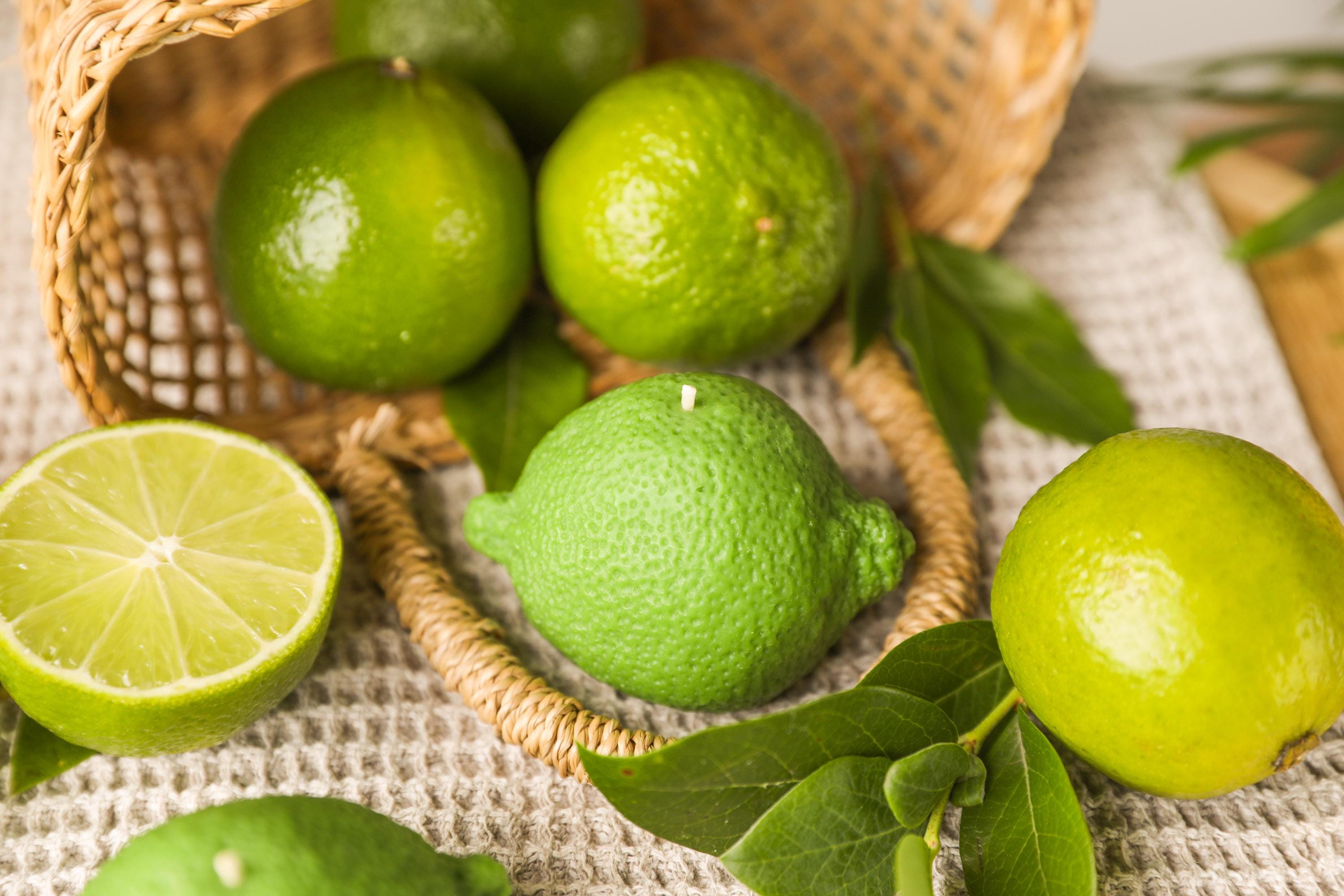 Lime candle garden party candle original gift food candle soy wax fruit candle lemon scent decorative kitchen candle decor
