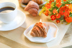 French Croissant Candle: Realistic Food Candle, Banana Vanilla Scented, Fun Foodie Gift, Hostess Gift or Party Favor