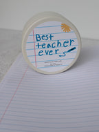 Teacher appreciation scented candle gift for teacher end of school gift best teacher ever kids teacher gift teacher appreciation week gift