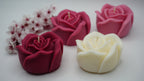 Set of rose flower candles gift for her in a box | Rose flowers, natural soy wax candle, non toxic pink rose candle