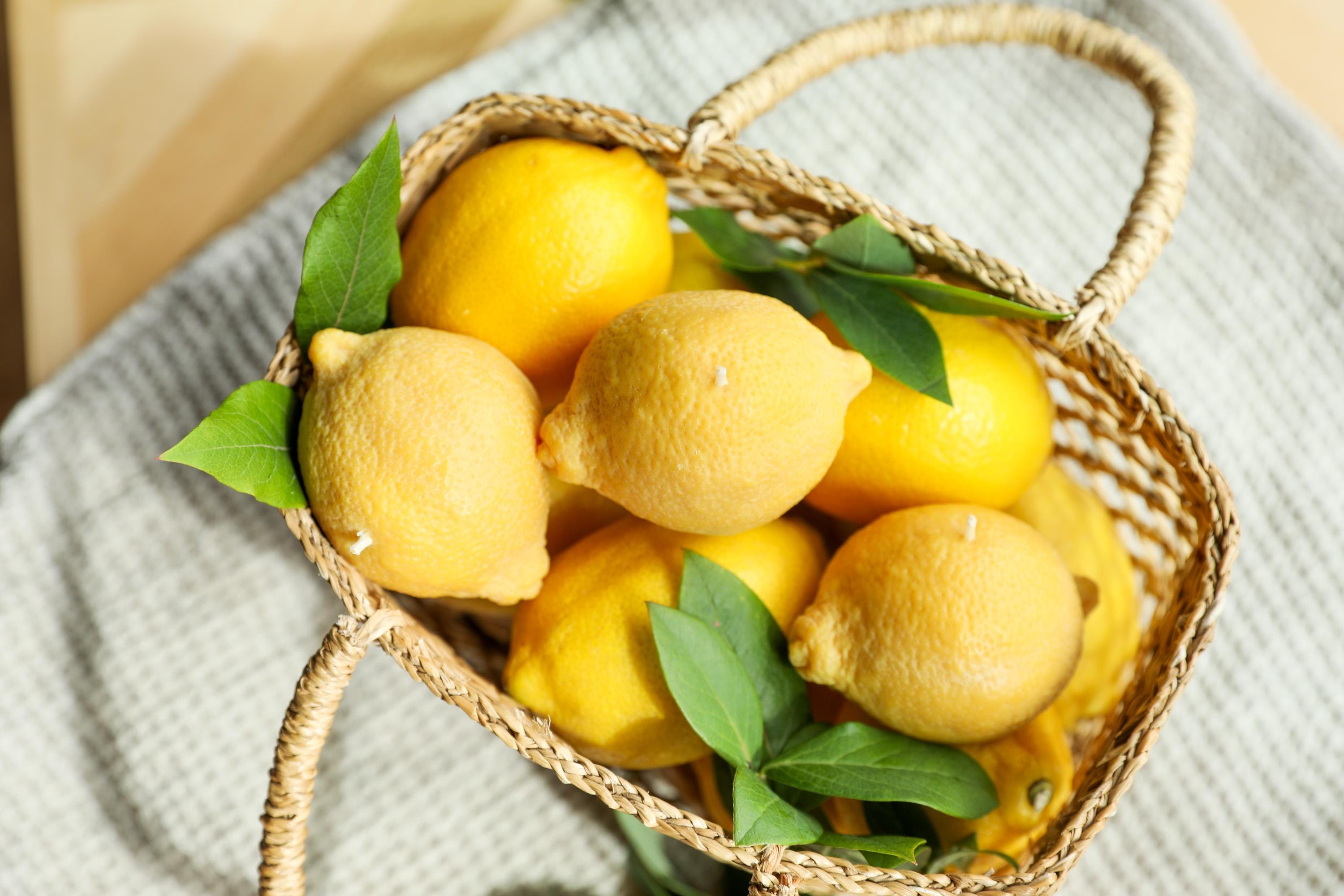 Lemon Shaped Decor Candle